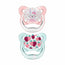 Prevent Pacifier Butterfly Shield T-1 0-6 Months Pink