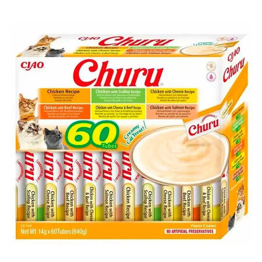 Churu Cat Chicken Varieties 60X14Gr