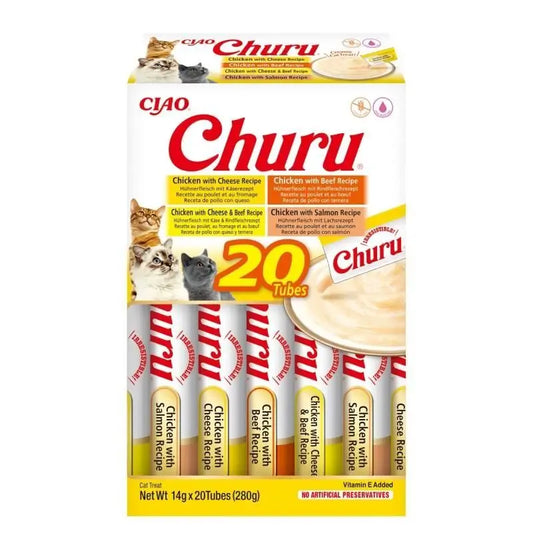 Churu Cat Varieties Of Chicken With Beef 20X14Gr