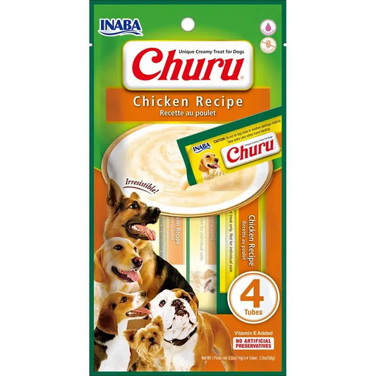 Churu Dog Chicken Recipe Display 12X56Gr