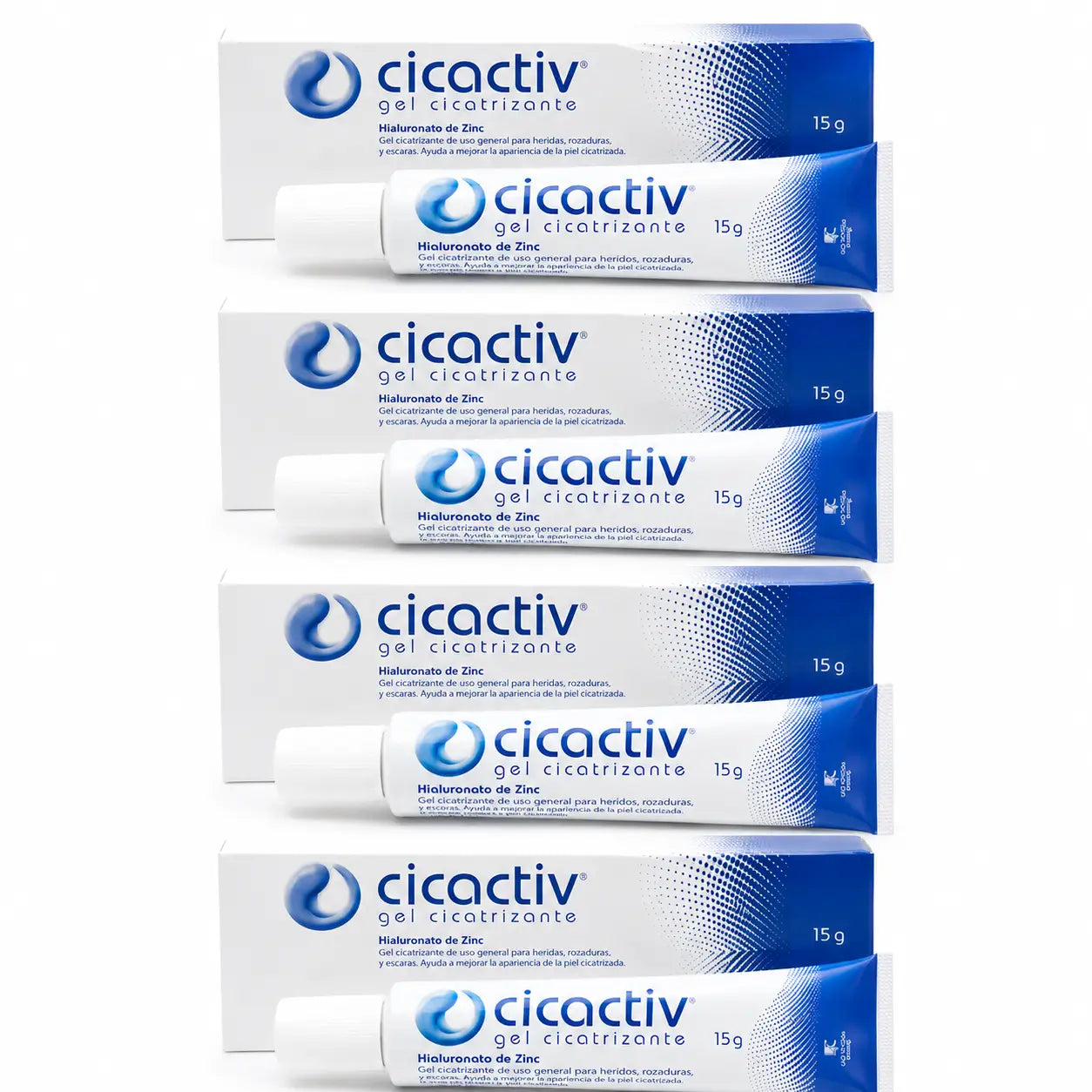 Cicactiv Gel cicatrisant 15 g, lot de 4