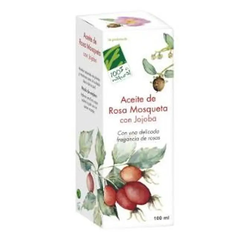 One Hundred Percent Natural Jojoba Oil With Rosehip 100Ml.