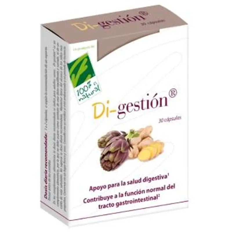 One Hundred Percent Natural Di-Gestion 30 Capsules