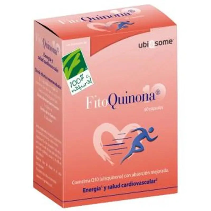 One Hundred Percent Natural Phytoquinone 10 60 Capsules