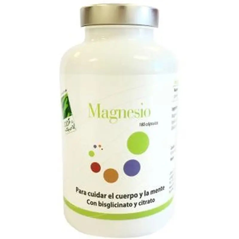 One Hundred Percent Natural Magnesium 180 Capsules