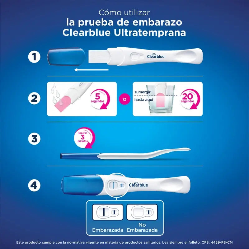 Clearblue Ultra Early Pregnancy Test 10mI, résultats 6 jours plus tôt, 1 test analogique