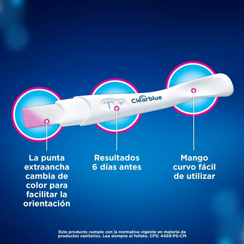 Clearblue Ultra Early Pregnancy Test 10mI, résultats 6 jours plus tôt, 1 test analogique