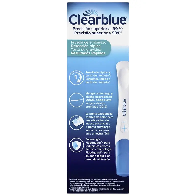 Clearblue Pack Plus Test de grossesse analogique, 2 tests
