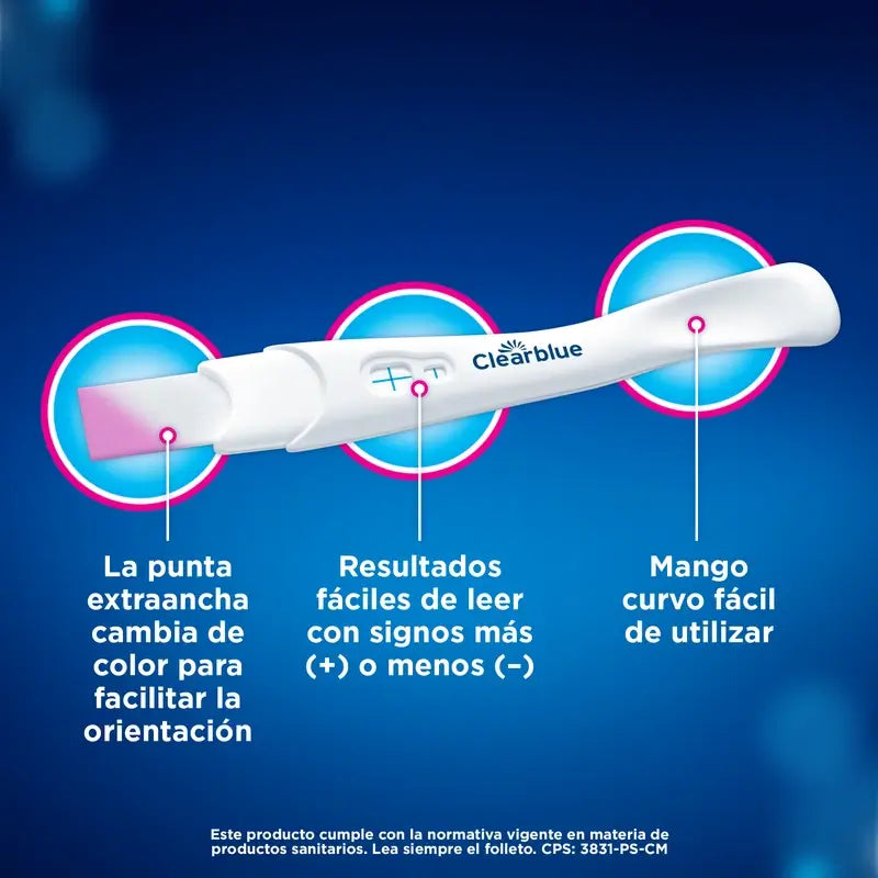 Clearblue Pregnancy Test avec détection rapide, résultats en 1 minute, 1 test