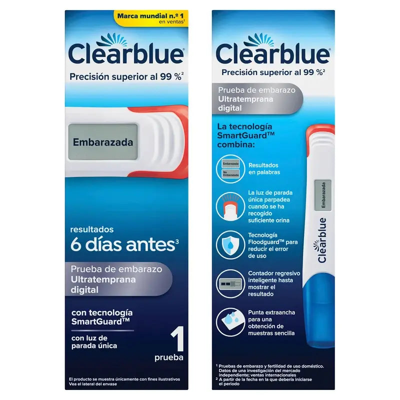 Clearblue Ultra Early Digital Pregnancy Test, 1 test numérique