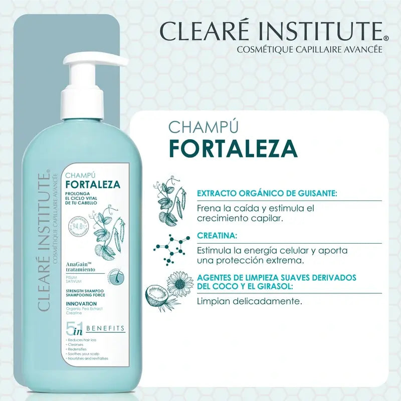 Clearé Institute Shampooing anti-chute 400 Ml.