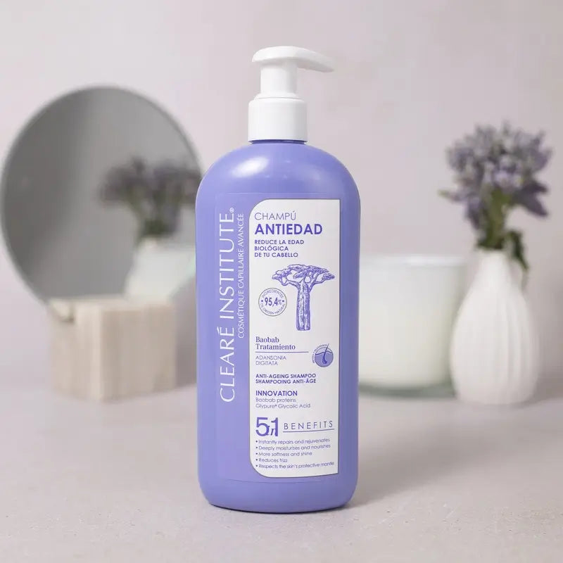 Clearé Institute Shampooing Redensifiant Anti-Age 400 Ml.
