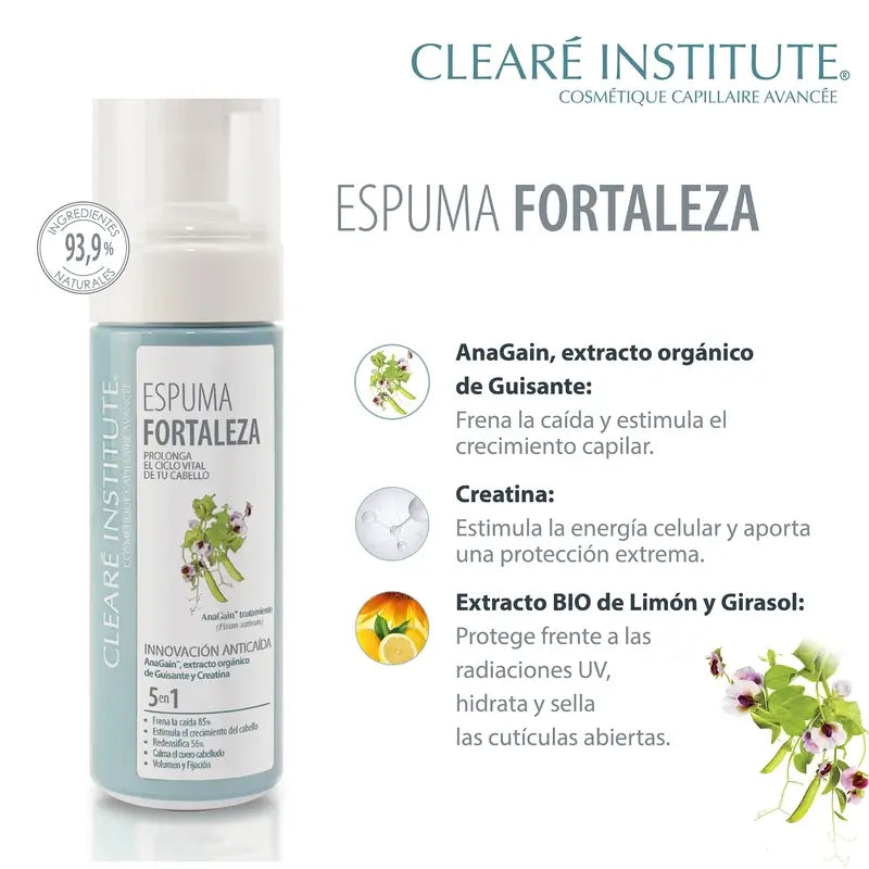 Clearé Institute Mousse anti-chute 150 Ml.