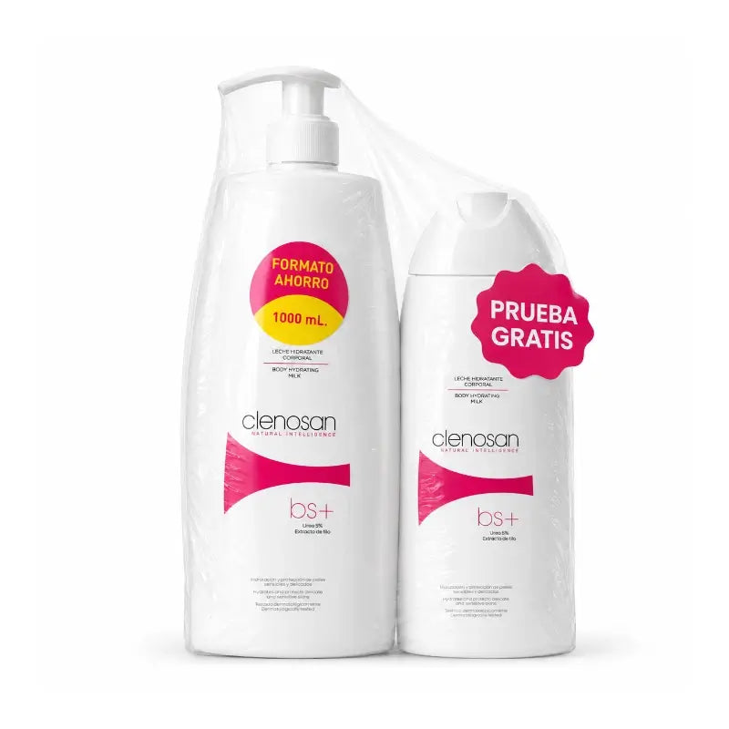 Clenosan  Lait hydratant Bs+ pour le corps, 1000+400 ml