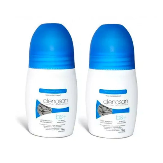 Clenosan Duplo Mineral Deodorant Roll-On 2 x 75 ml