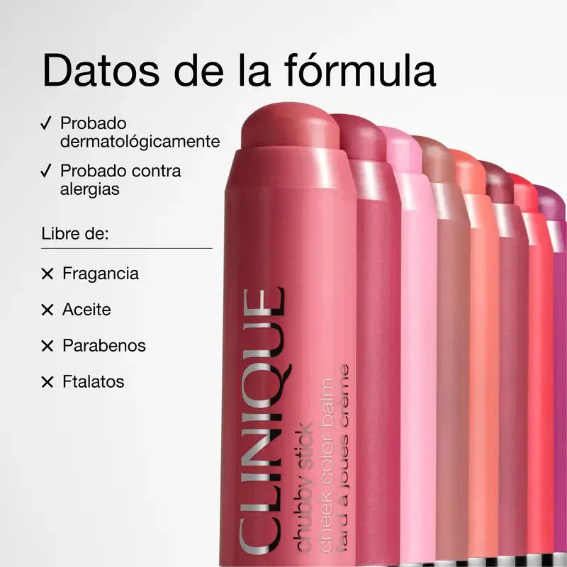Clinique Chubby Stick Baume à joues coloré Plenty O' Papaya, 6 g