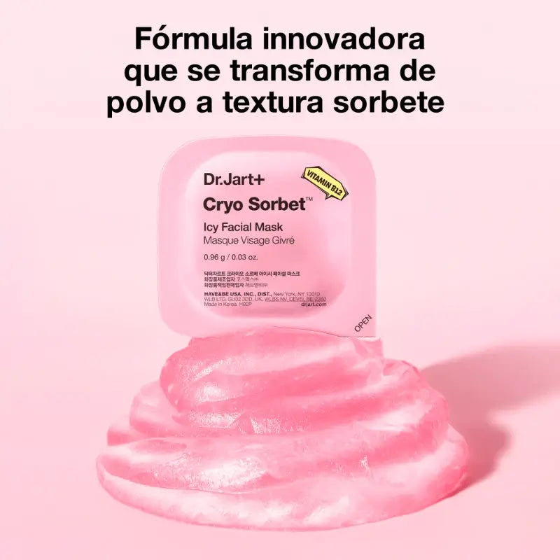 Dr. Jart+ Cryo Sorbet Icy Mascarilla Facial, 1 unidad