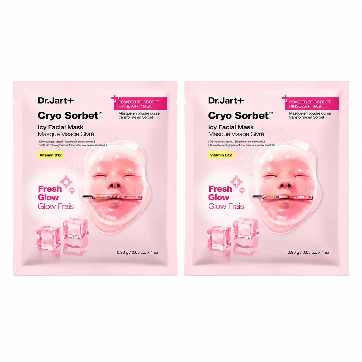 Jart+ Cryo Sorbet Masque facial glacé, pack 2