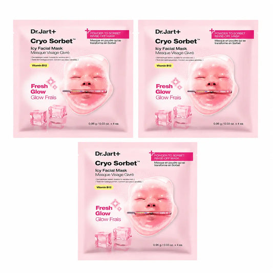 Jart+ Cryo Sorbet Icy Facial Mask, pack 3