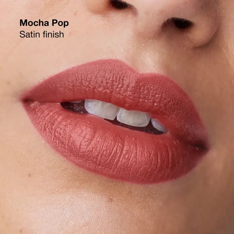 Clinique Rouge à lèvres Pop Longwear Satin Mocha Pop, 3.9 grammes