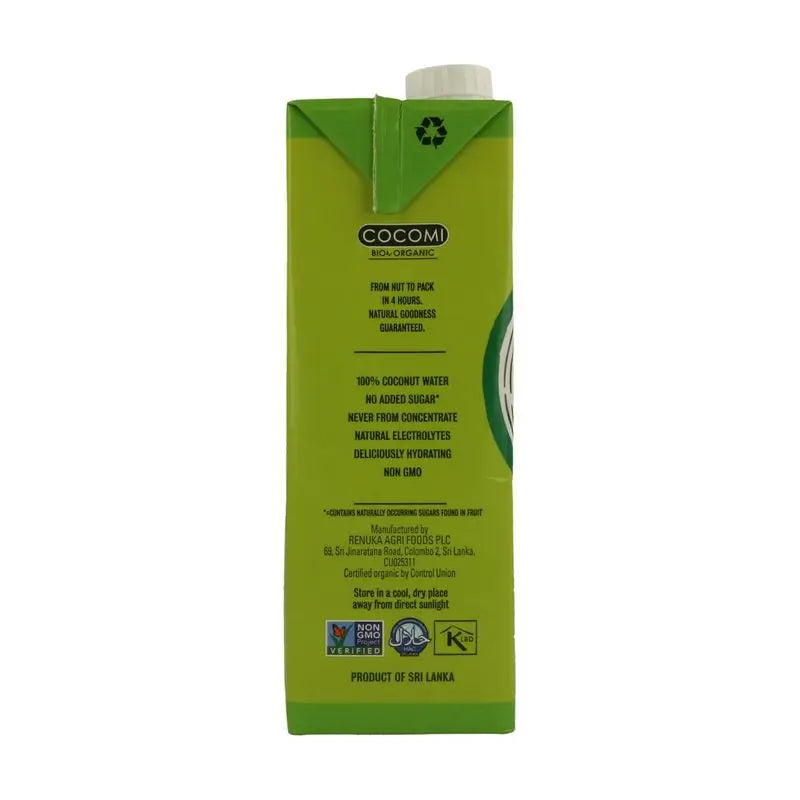 Cocomi Eau de coco naturelle bio, 1 litre