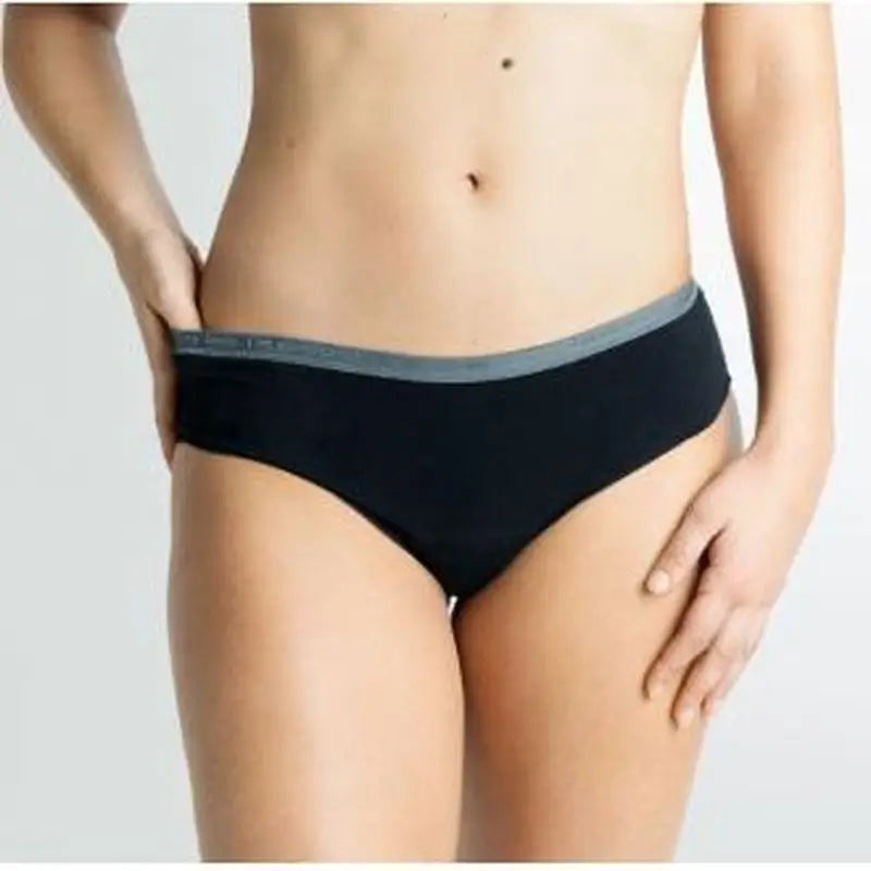 Cocoro Menstrual Panty Black/Grey Heavy Flow 0/Xxs