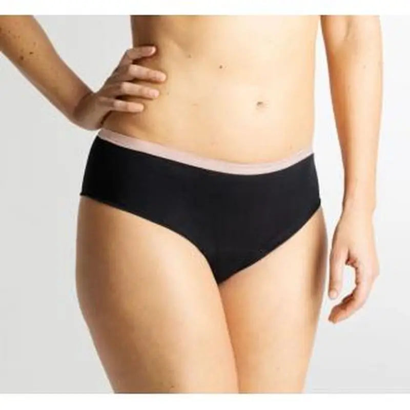 Cocoro Menstrual Panty Black/Pink Moderate Flow 0/Xxs