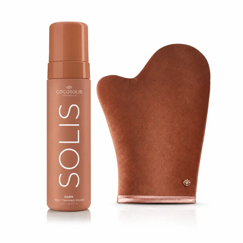 Cocosolis Solis Mousse autobronzante Dark 200 ml + gant autobronzant Premium, 1 unité
