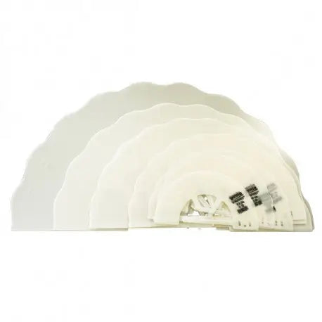 Elizabethan Necklace Smocky Opaque Classic 25, 12pcs