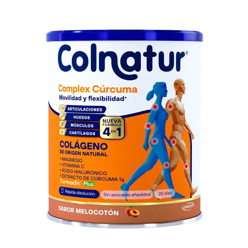 Colnatur Complex Collagen Turmeric Peach Flavour, 254 g