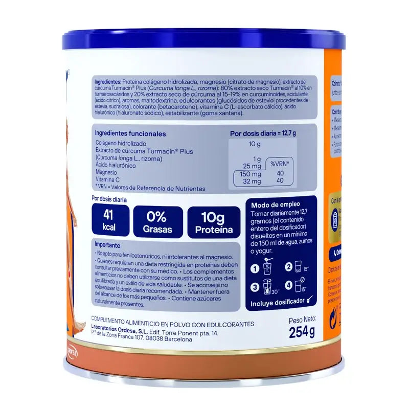 Colnatur Complex Collagen Turmeric Peach Flavour, 254 g