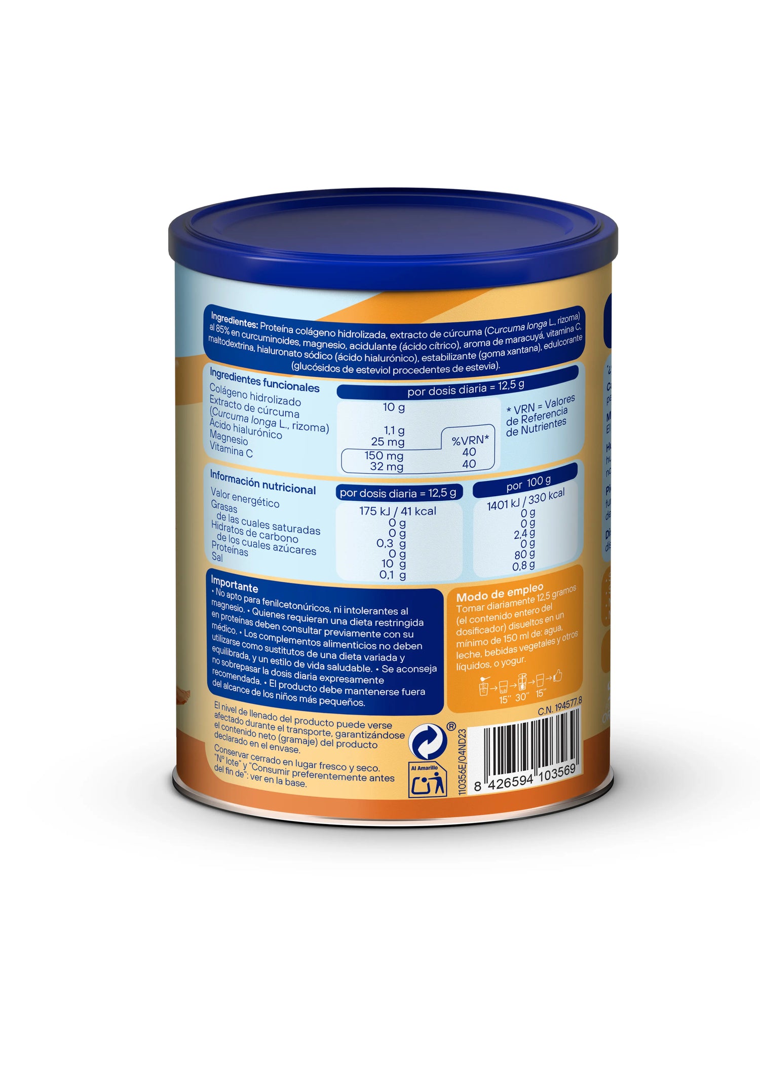 Complexe Colnatur Curcuma, 250 g