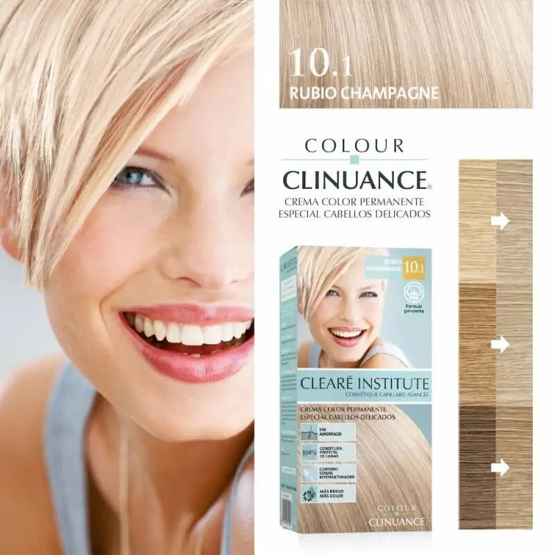 Clearé Institute Colour Clinuance Couleur permanente sans ammoniaque 10.1 Champagne Blonde