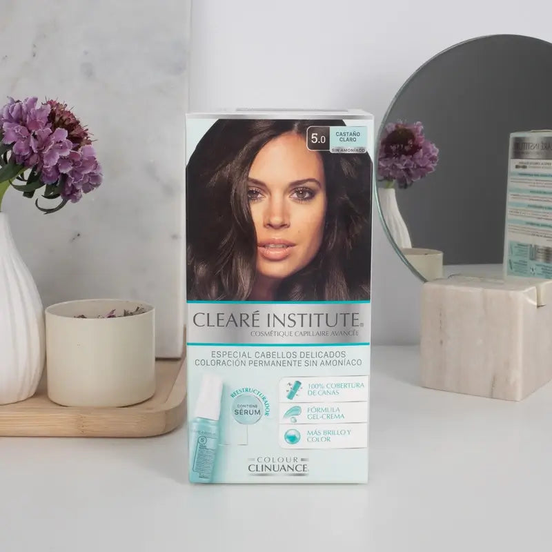 Clearé Institute Colour Clinuance Couleur permanente sans ammoniaque 5.0 Brun clair