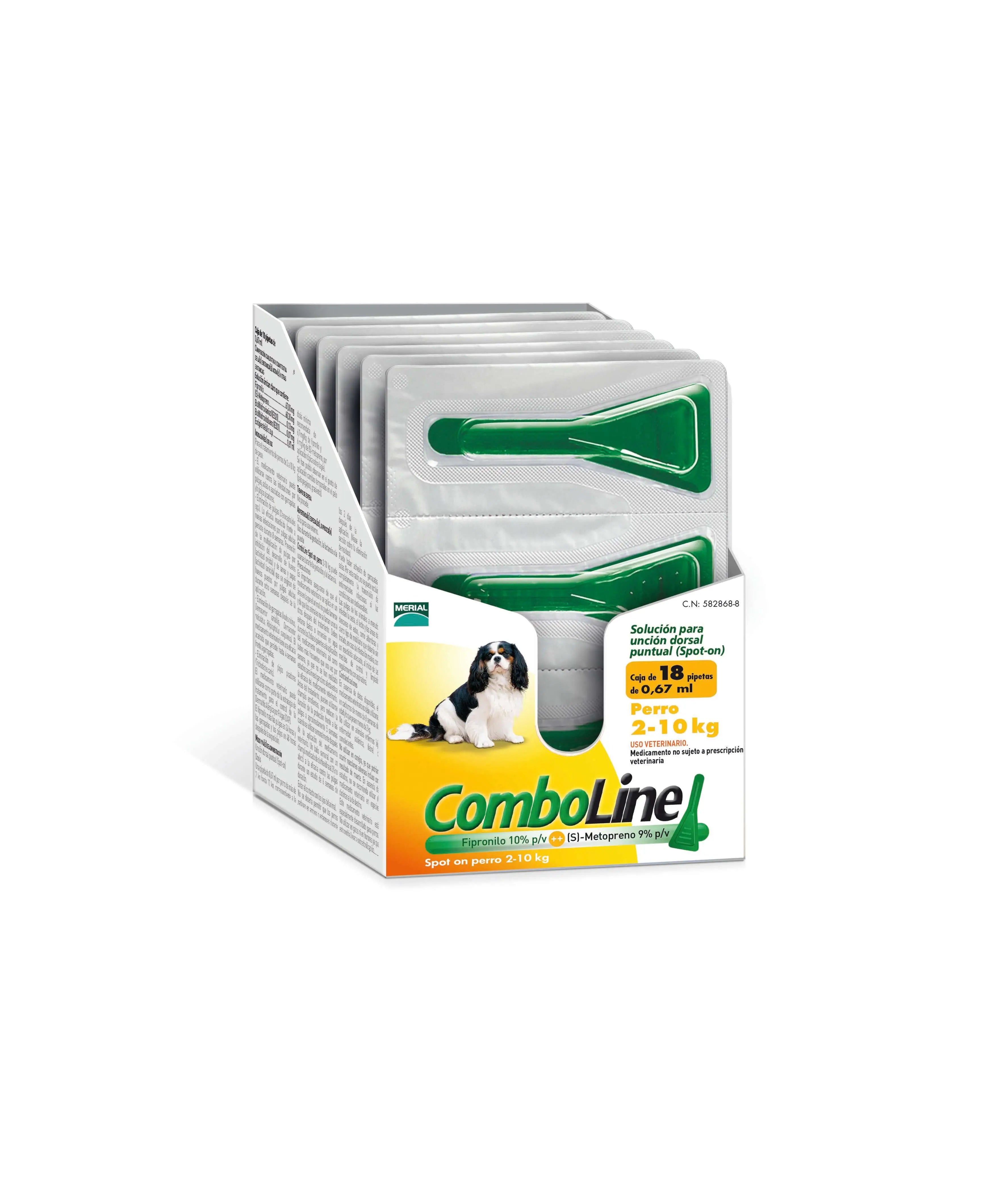 Comboline Dogs 10-20 Kg 18 Pip Merial
