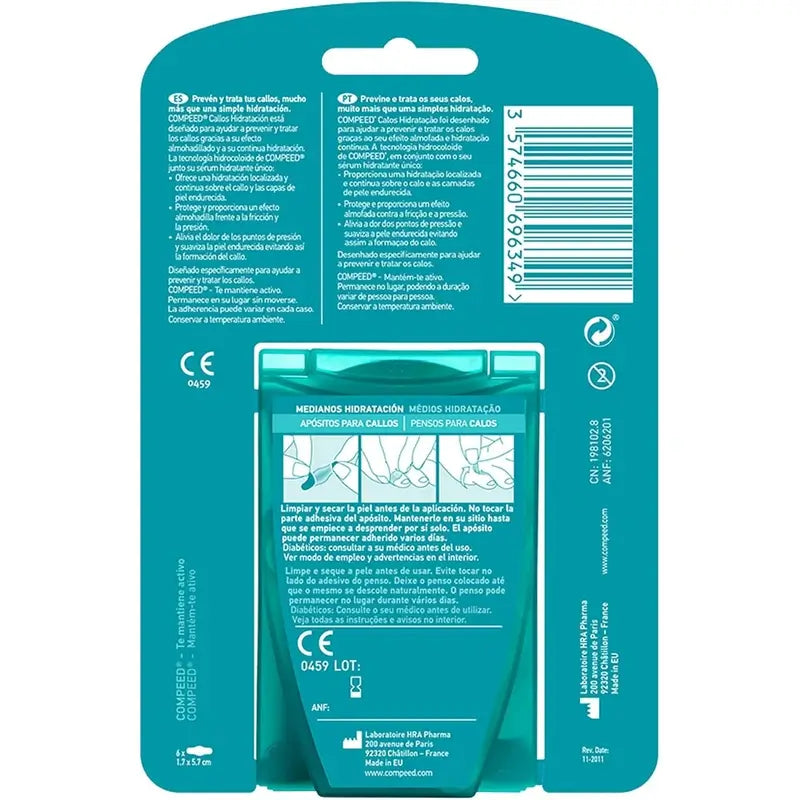 Compeed Calluses Protection Medium 10 unités