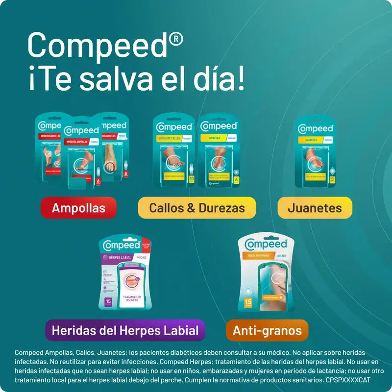 Pansement Compeed de dureté moyenne 6 unités