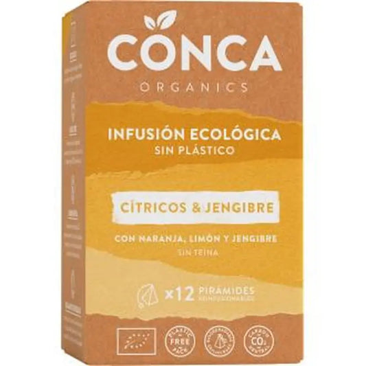 Conca Organics Citrus & Ginger Infusion 12Piramides. Eco