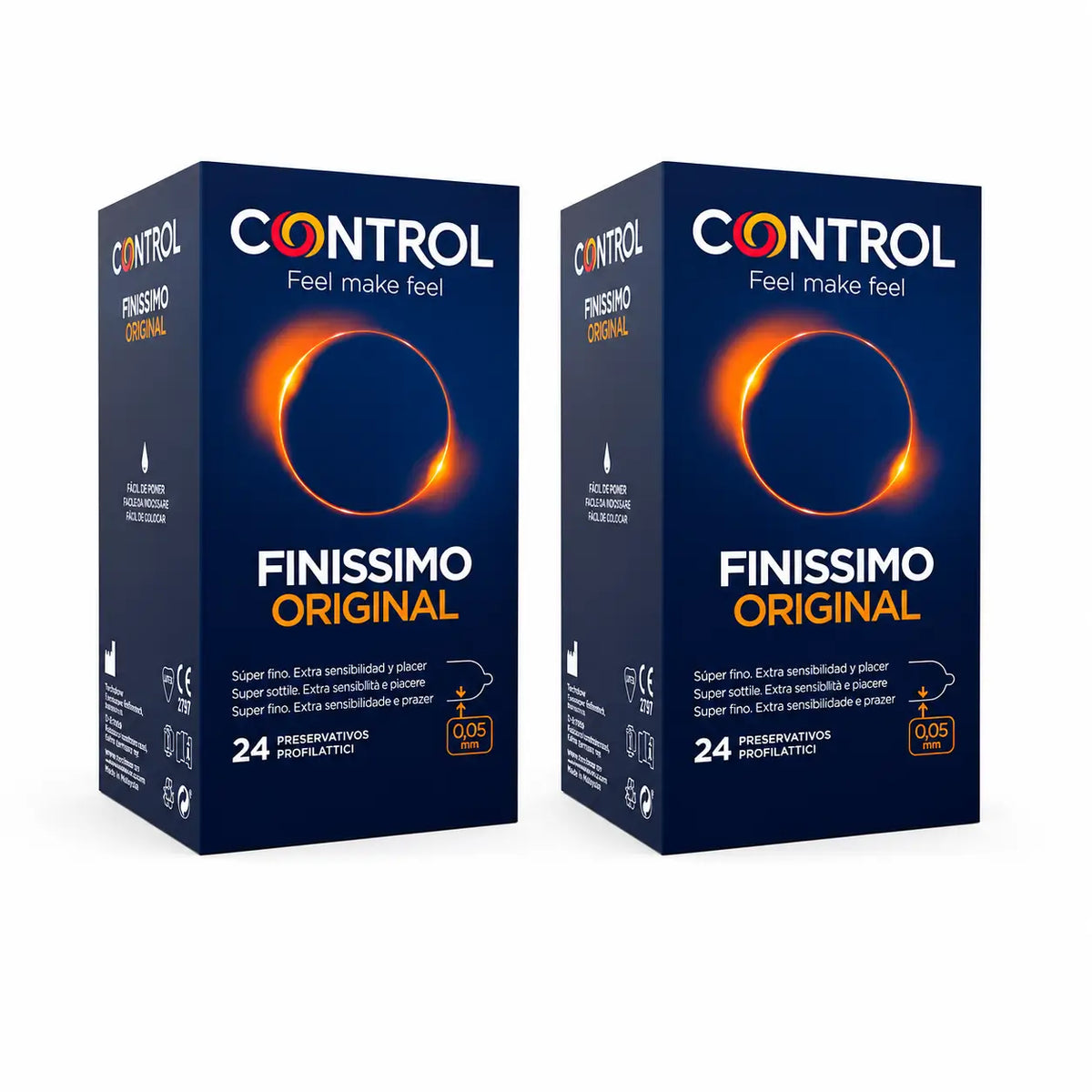 Finissimo Original Control, 24 pièces, paquet de 2