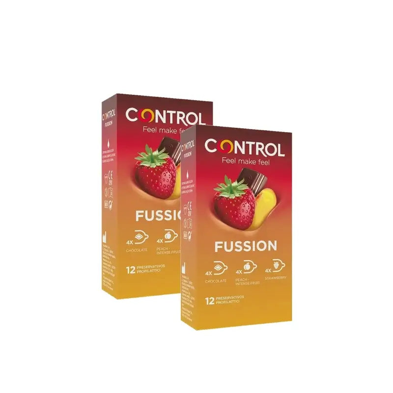 Fussion Condoms, 12-pack, pack of 2