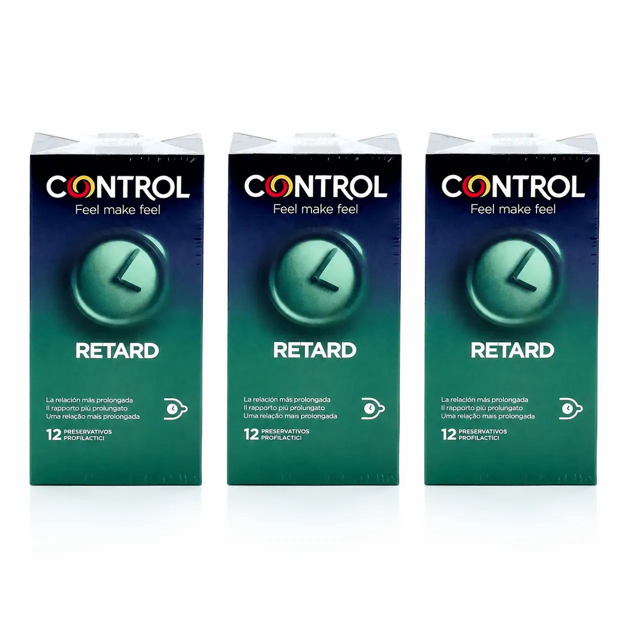 Control Non Stop Retard, 12 pièces, paquet de 3