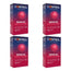 Control Sensual Dots & Line Condoms, 12-pack, pack of 4