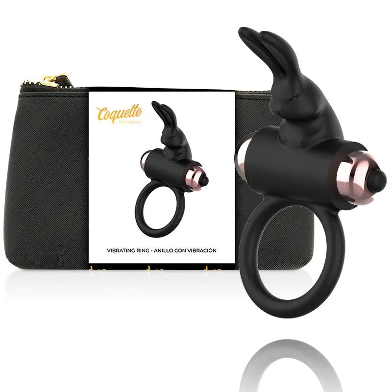 Coquette Chic Desire Cock Ring Vibrating Ring Black / Gold