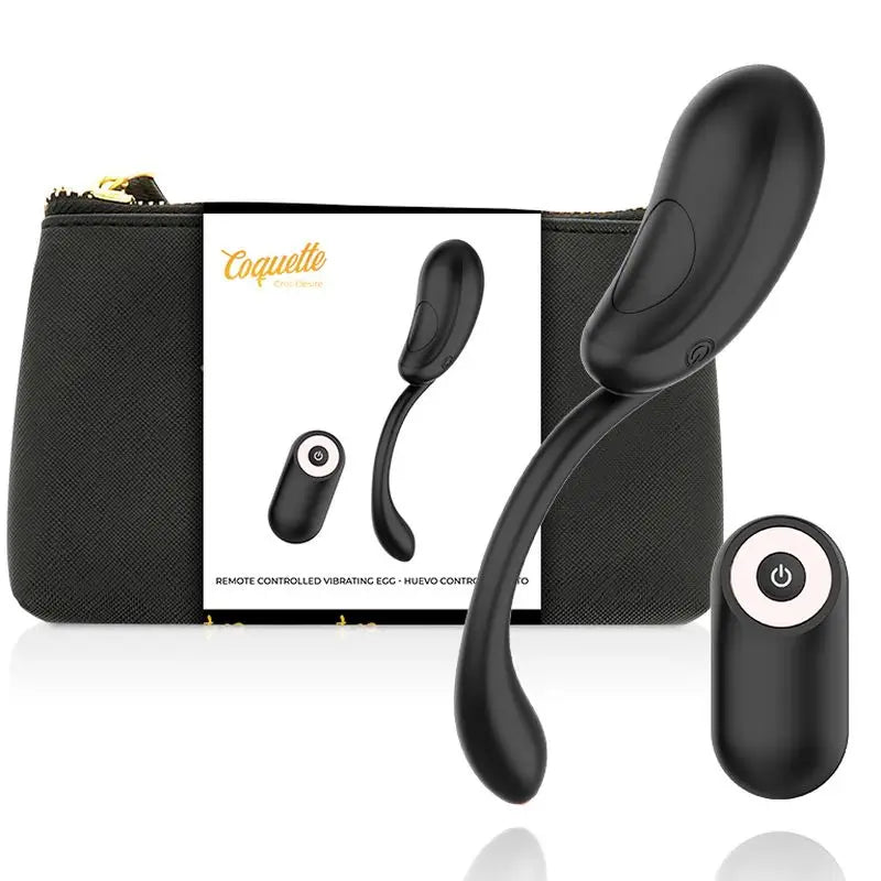 Coquette Chic Desire Rechargeable Remote Control Egg Black / Gold