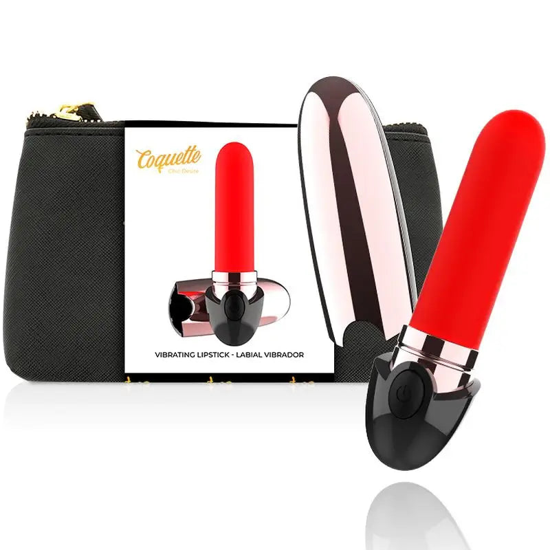 Coquette Chic Desire Rechargeable Vibrating Lipstick Luxe Black / Gold
