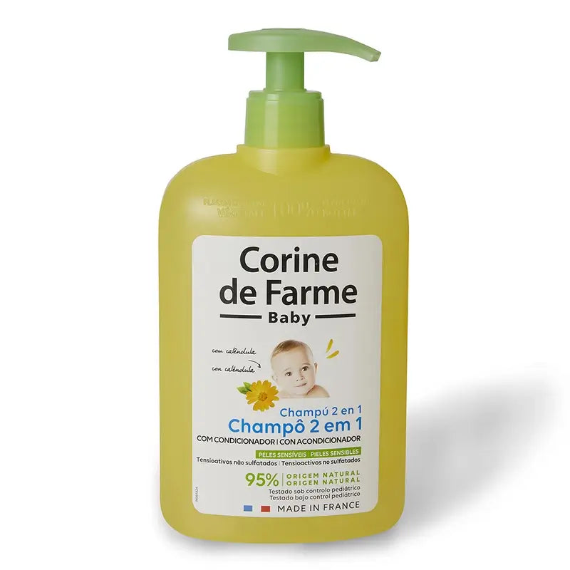Corine De Farme 2 In 1 Shampoo With Conditioner Calendula , 500 ml