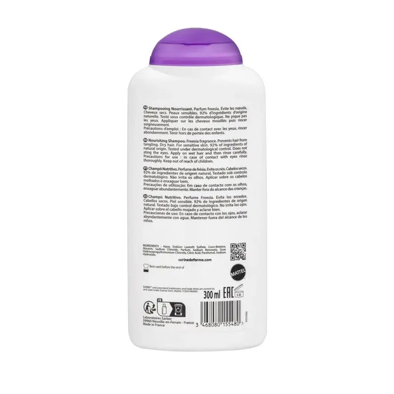 Corine De Farme Barbie Shampooing nourrissant, 300 ml