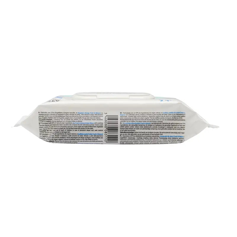 Corine De Farme Fresh & Natural Lingettes biodégradables, 70 pcs.