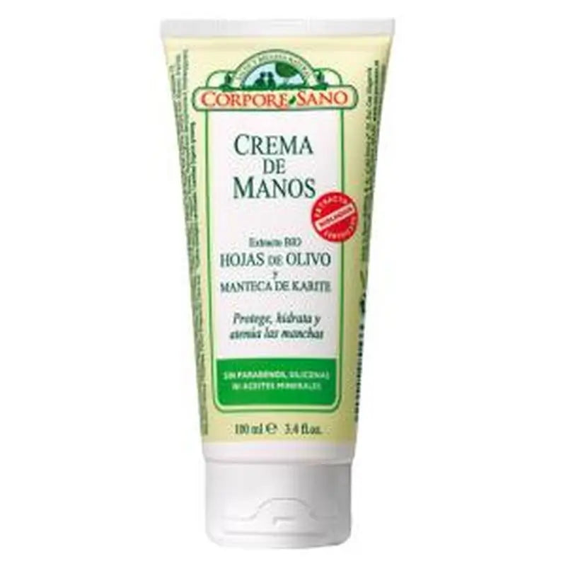 Corpore Sano Olive & Shea Butter Hand Cream Tube 100Ml.