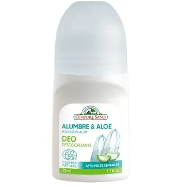 Corpore Sano Aloe Mineral Deodorant Roll-On 75Ml. Ecocert